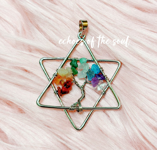 六芒星生命之樹墜子