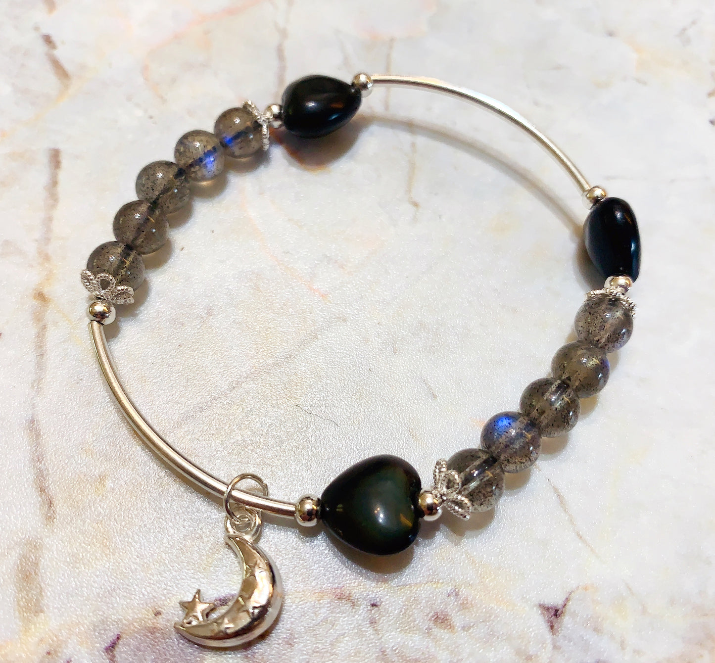 溫柔的陪伴者-拉長石手串